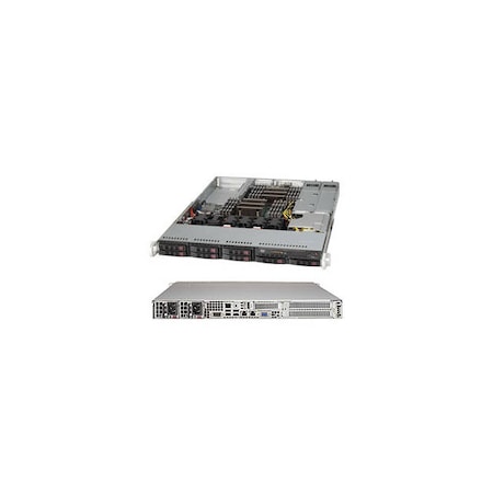 Supermicro SuperChassis 700W/750W 1U RackmountServerChassis(Blk), CSE-113TQ-R700WB CSE-113TQ-R700WB
